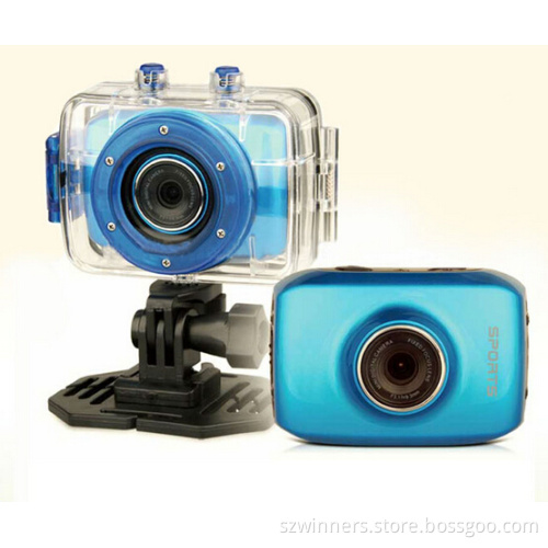 2.0 Inch TFT LCD Preview Screen Sport Camera 720p HD Mini Action Camcorder Sport Camera Wiht Waterproof Case